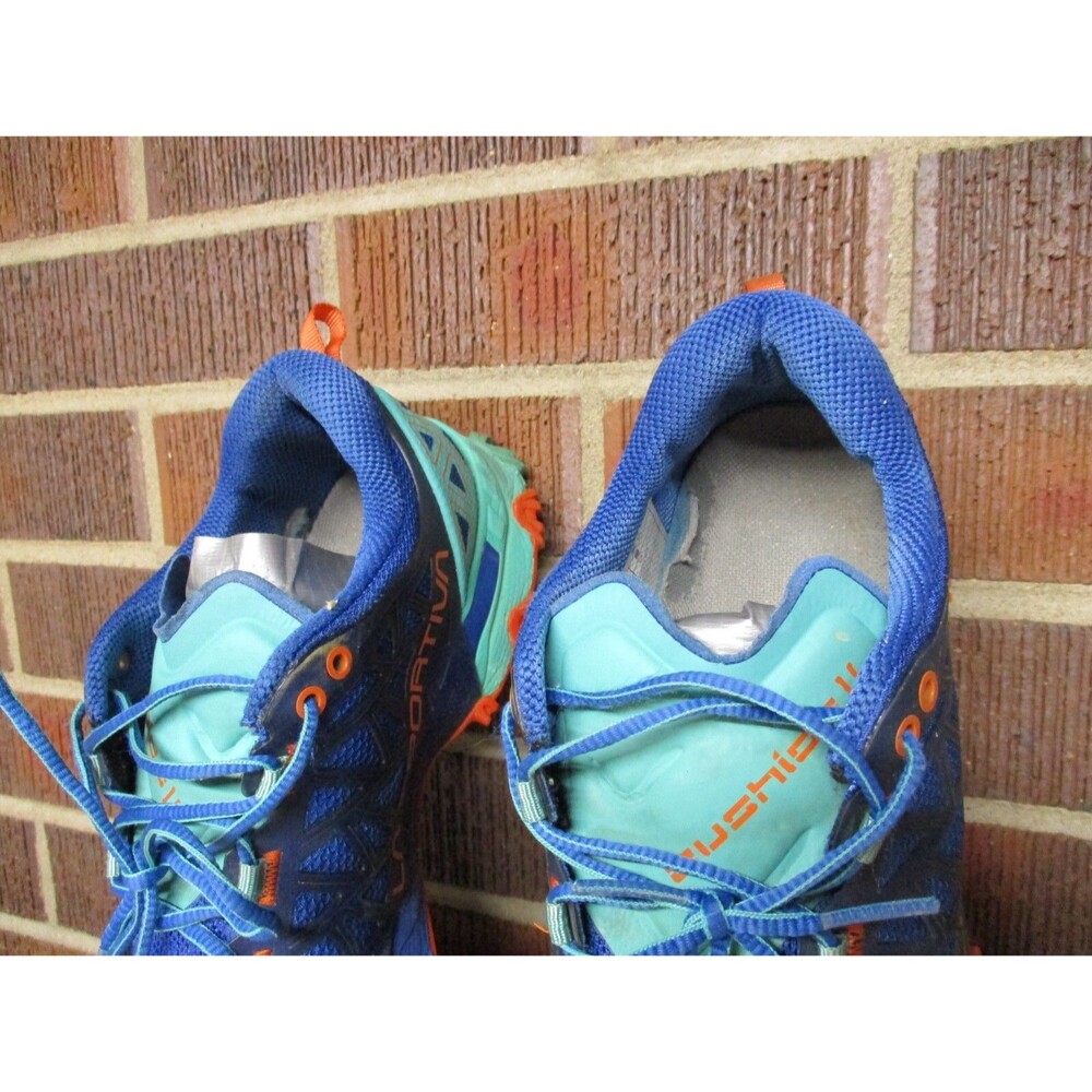 La Sportiva Womens Bushido II 2037-C Blue Green Hiking Shoes Sneakers Size 9.5 - Picture 5 of 16